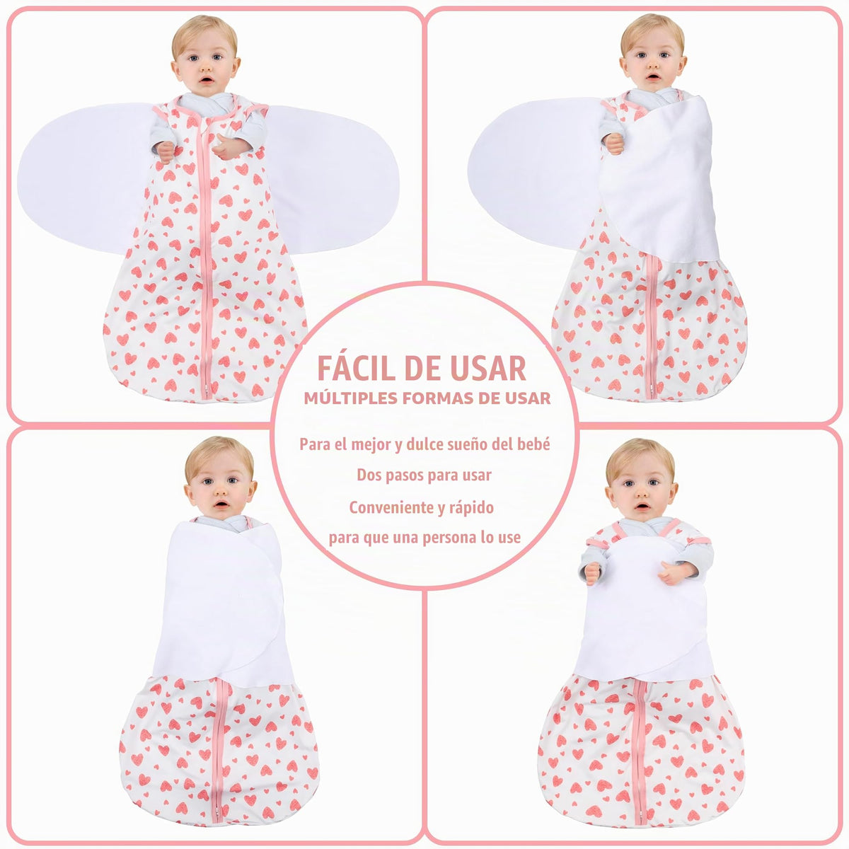 BSTOPPT - Saco de dormir para recién nacidos, de 6 a 12 meses, TOG 0.5