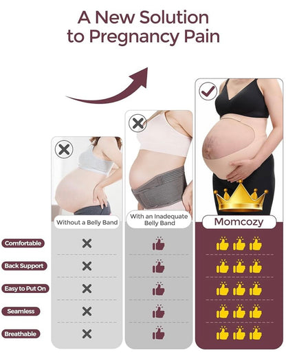 Momcozy CozySupport - Banda para el vientre, talla 2XL