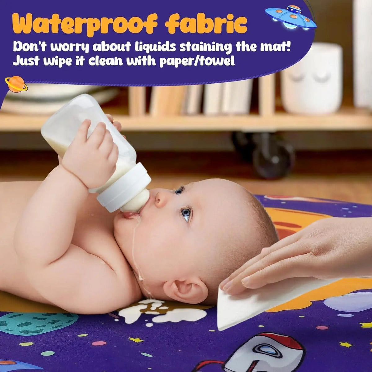 Alfombra De Juego Impermeable Para Bebés