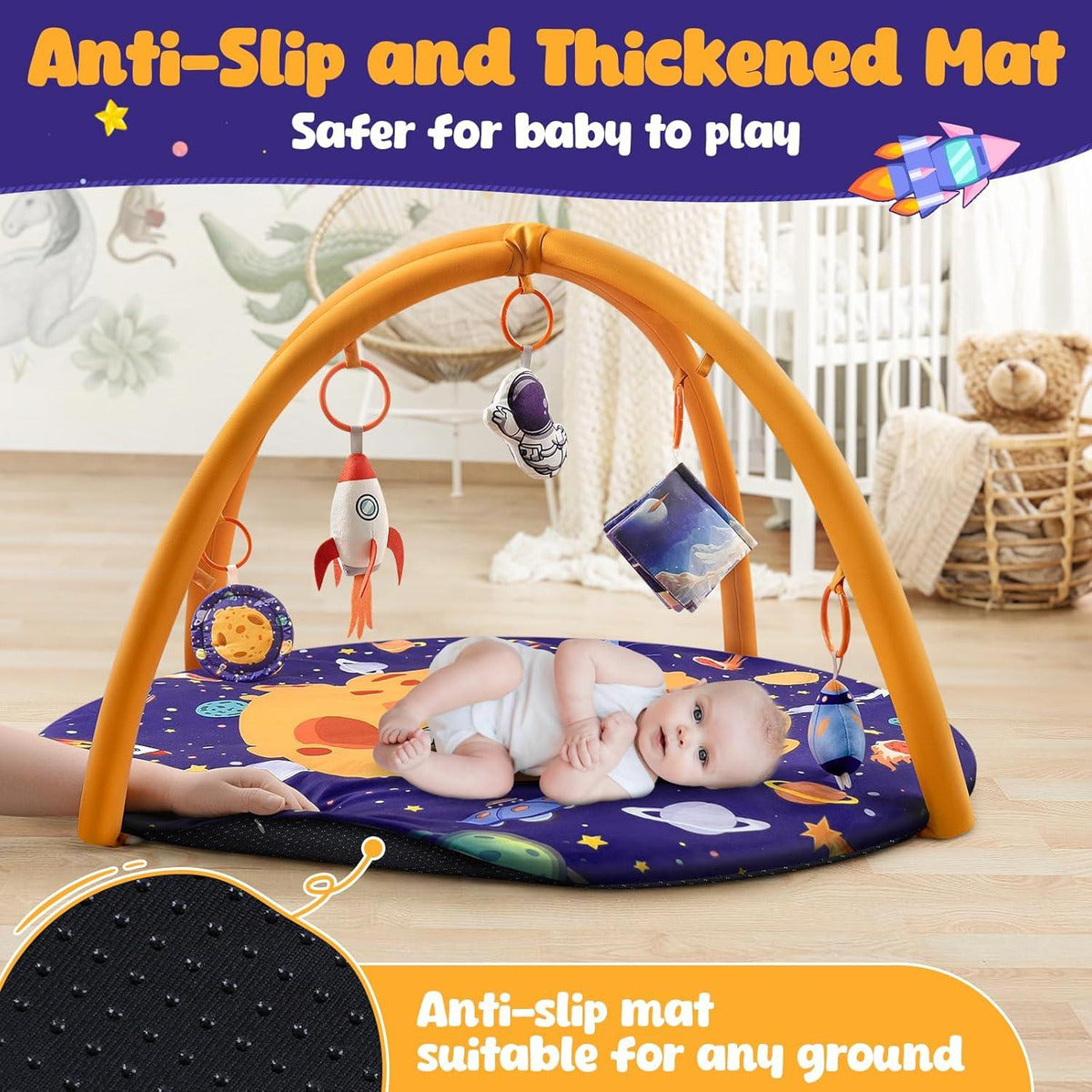 Alfombra De Juego Impermeable Para Bebés