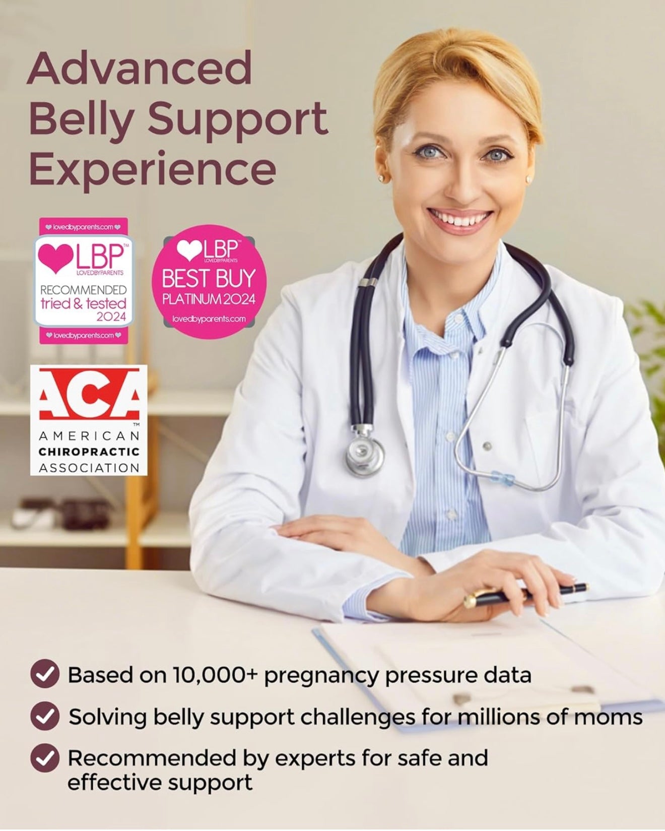 Momcozy CozySupport - Banda para el vientre, talla 2XL
