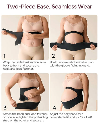 Momcozy CozySupport - Banda para el vientre, talla 2XL