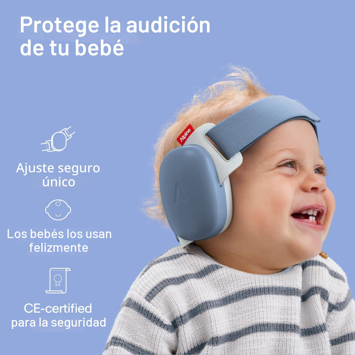 Alpine Muffy - Orejeras para bebé, protección contra el ruido