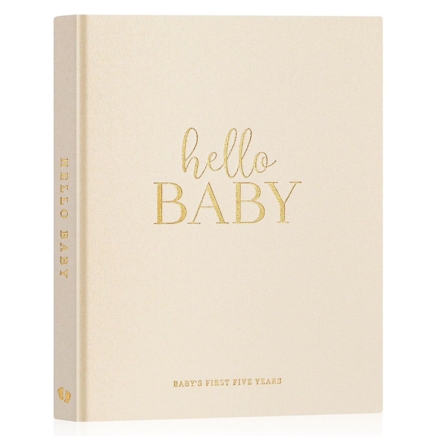 Lanpn Hello Baby Libro de Recuerdos, beige