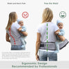 Portabebés de cadera FRUITEAM - Portabebés ergonómico con asiento de cadera y ajustable
