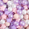 GOGOSO Bolas de Estrella Rosa y Púrpura, 100 bolas