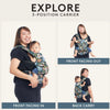 Baby Tula Explore Carriers - Portabebés transpirable para recién nacidos a niños pequeños, 7-45 libras