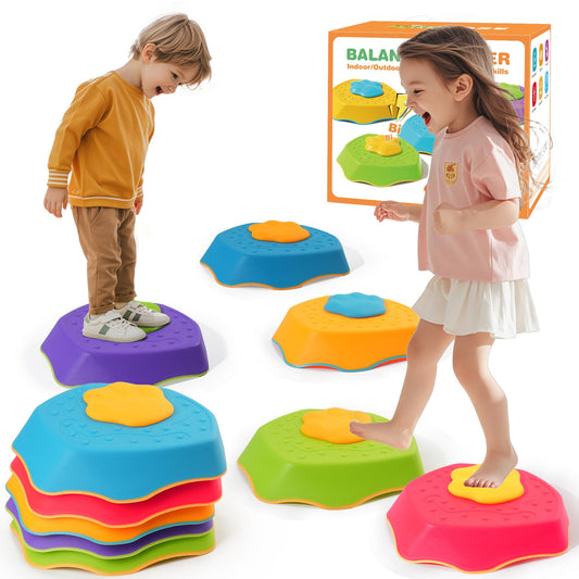 Paquete de 5 piedras de equilibrio para niños con efectos de sonido