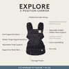 Baby Tula Explore Carriers - Portabebés transpirable para recién nacidos a niños pequeños, 7-45 libras