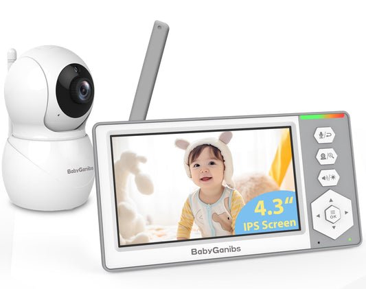 Monitor de bebé con cámara y audio, monitor de vídeo para bebé