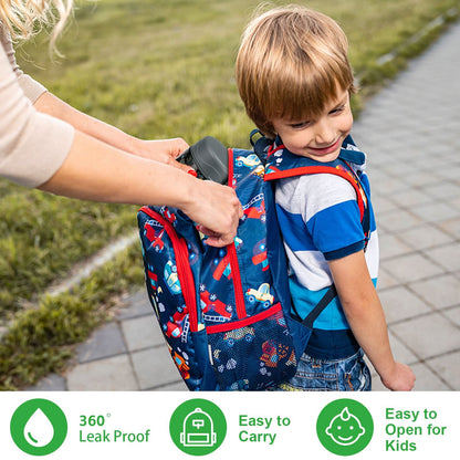 Termo de sopa de 10 onzas para niños con aislamiento térmico para alimentos calientes, gamepad