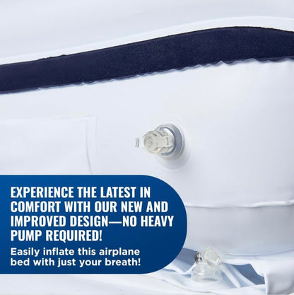 BleuWhisk - Cama inflable de viaje para niños sin inflador
