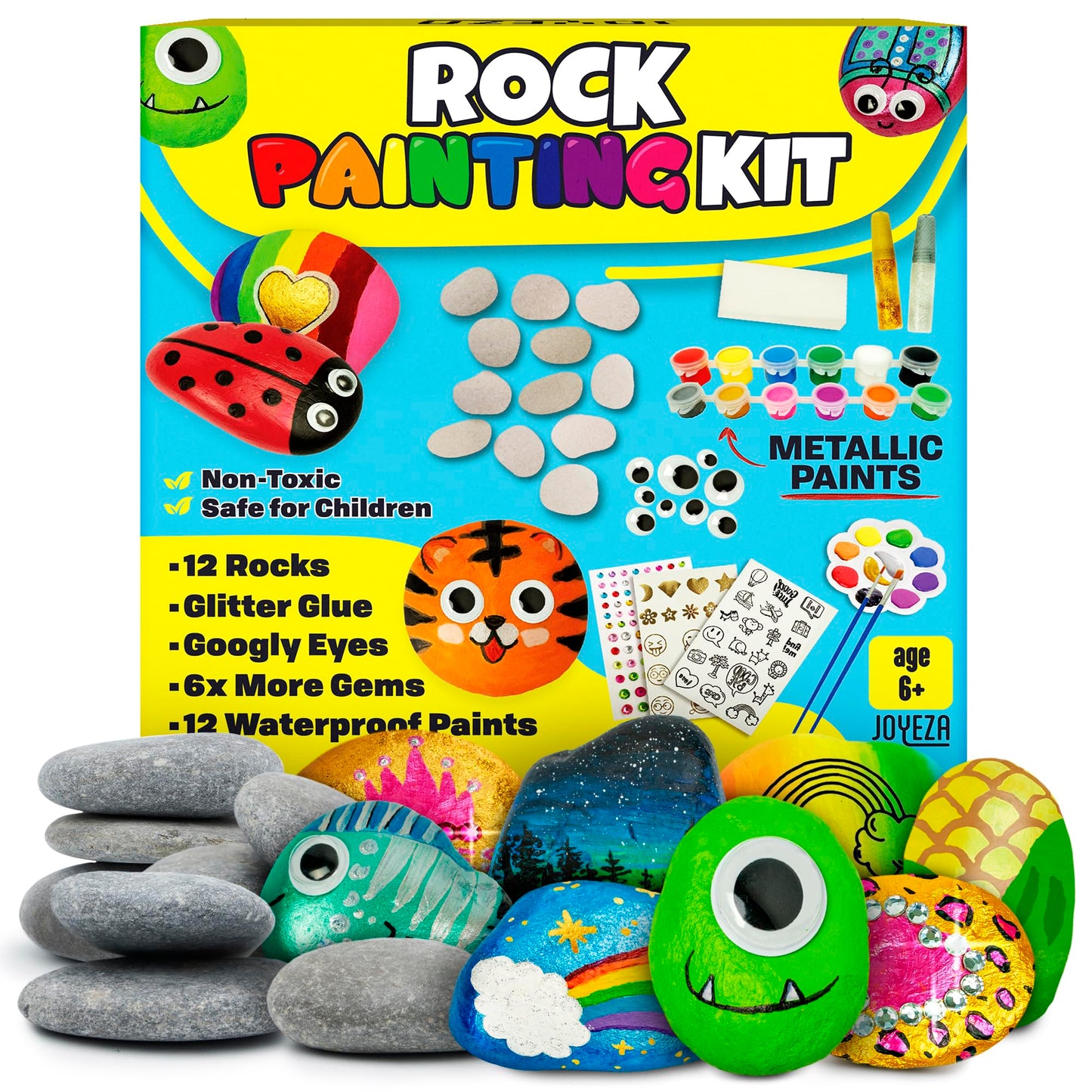 Kit de pintura de rocas