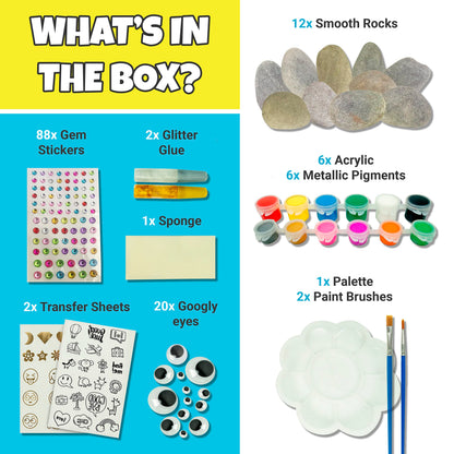 Kit de pintura de rocas