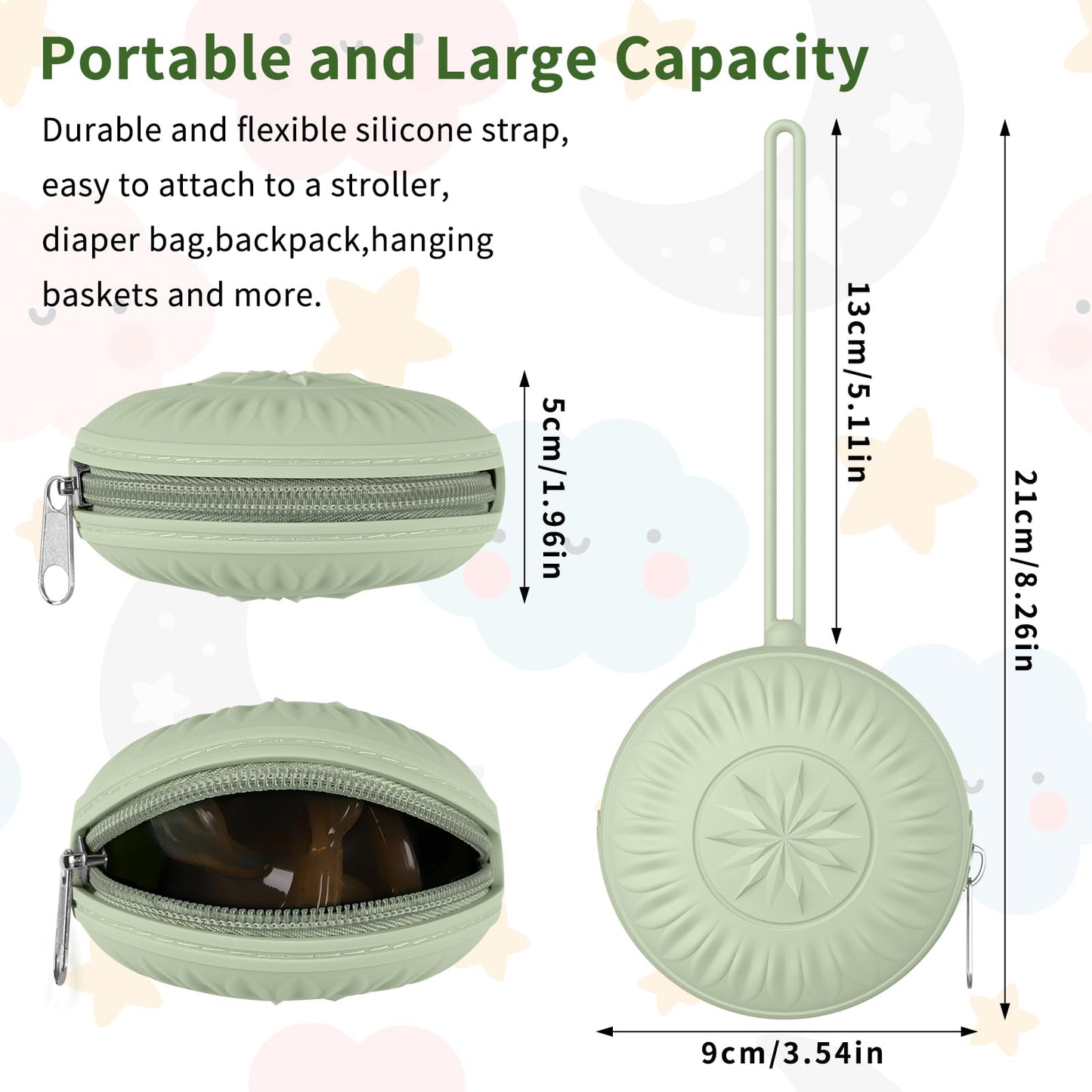Funda de silicona para chupete