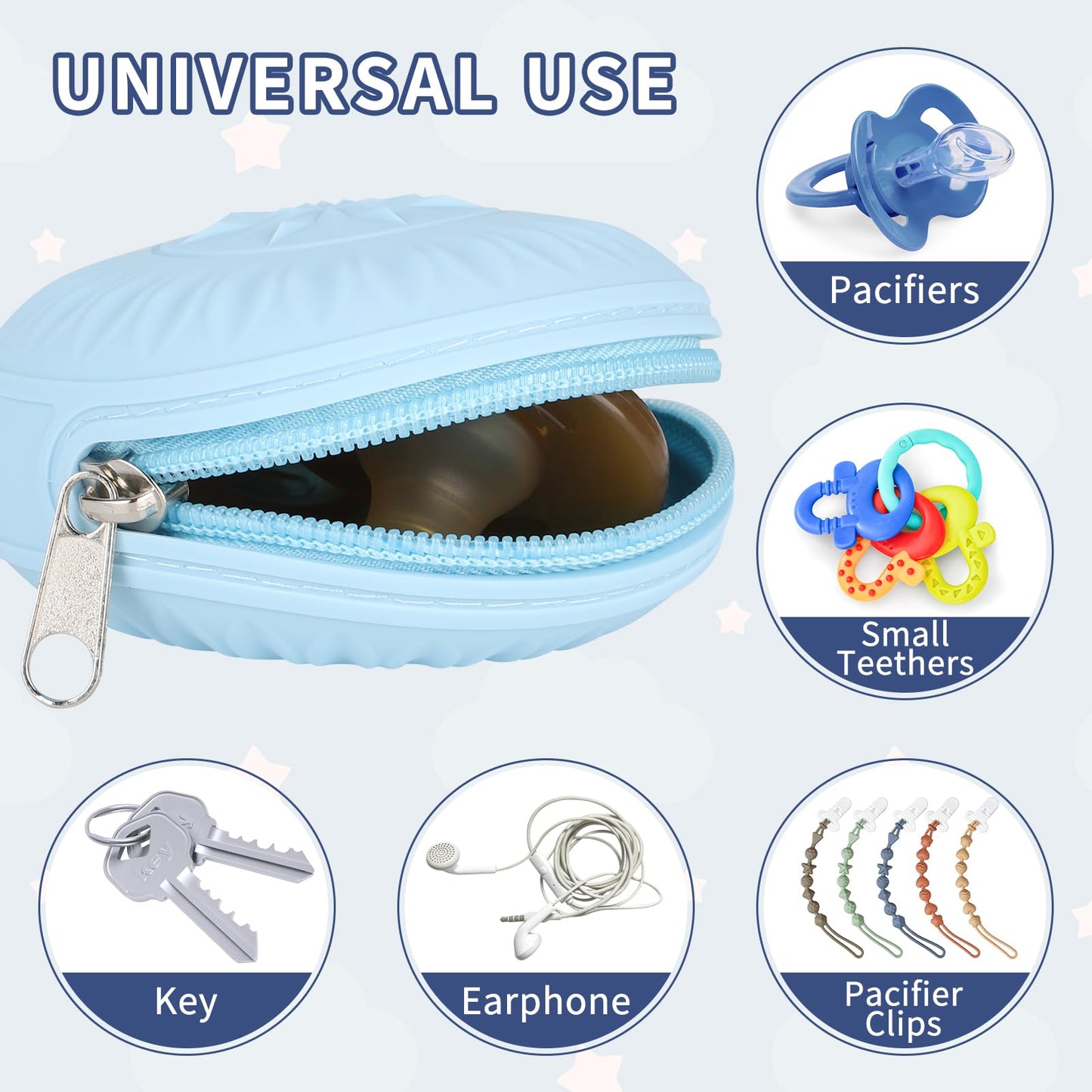 Funda de silicona para chupete