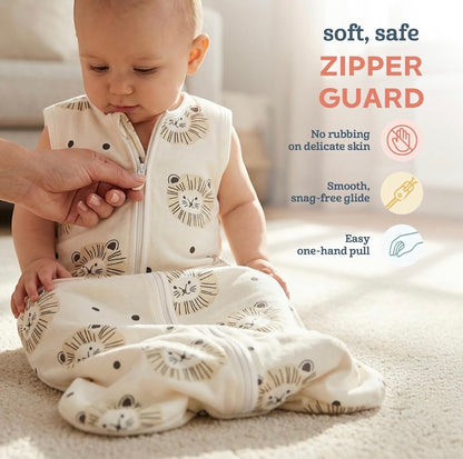 Saco de dormir 1.0 TOG, manta suave para bebé