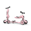 Scoot & Ride Highwaykick, 2 en 1 - Scooter para niños pequeños con asiento y tabla de apoyo para edades de 1 a 5 años