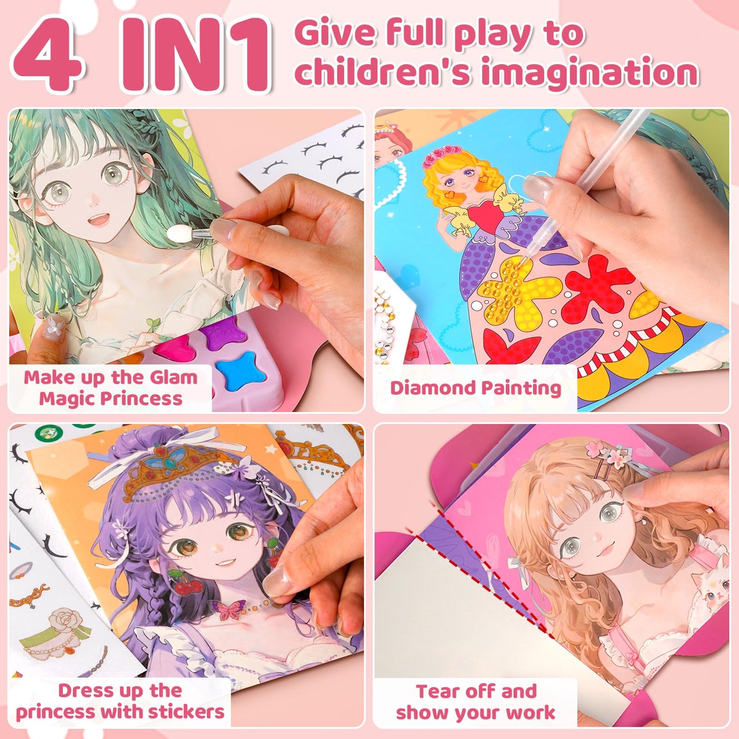 SUPRBIRD Kit de manualidades de papel de princesa