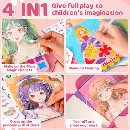 SUPRBIRD Kit de manualidades de papel de princesa