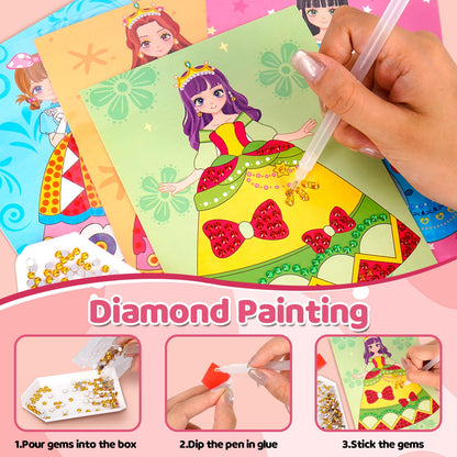 SUPRBIRD Kit de manualidades de papel de princesa