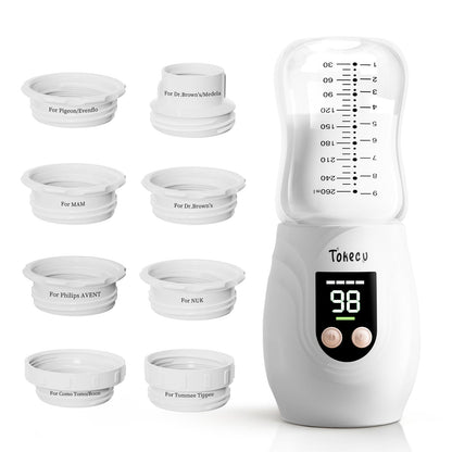 calentador de biberones evenflo Calentador de biberones portátil para viajar con botella de vidrio, 8 – Mom to Mom
