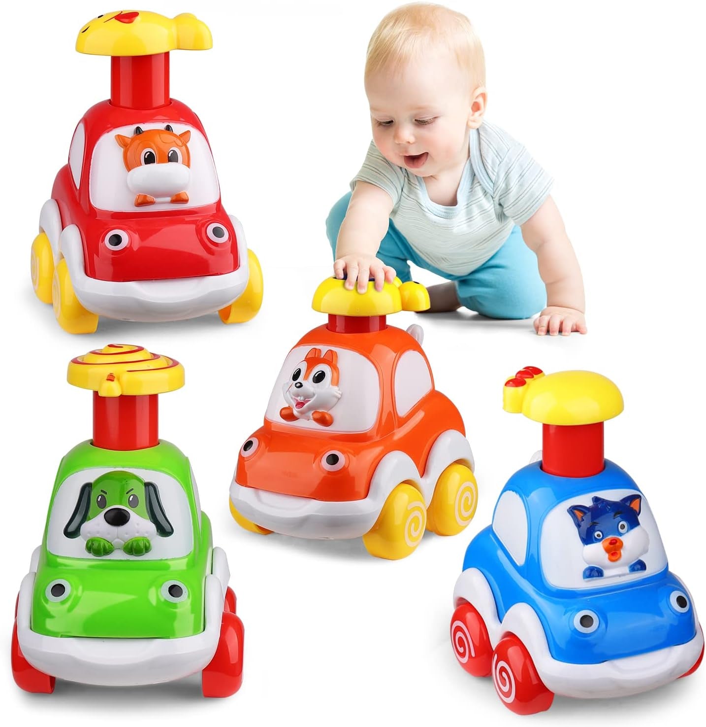 ALASOU Animal Car Baby Toy