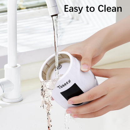 Calentador de biberones portátil para viajar con botella de vidrio, 8 adaptadores