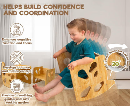 Juego de mesa y silla Montessori