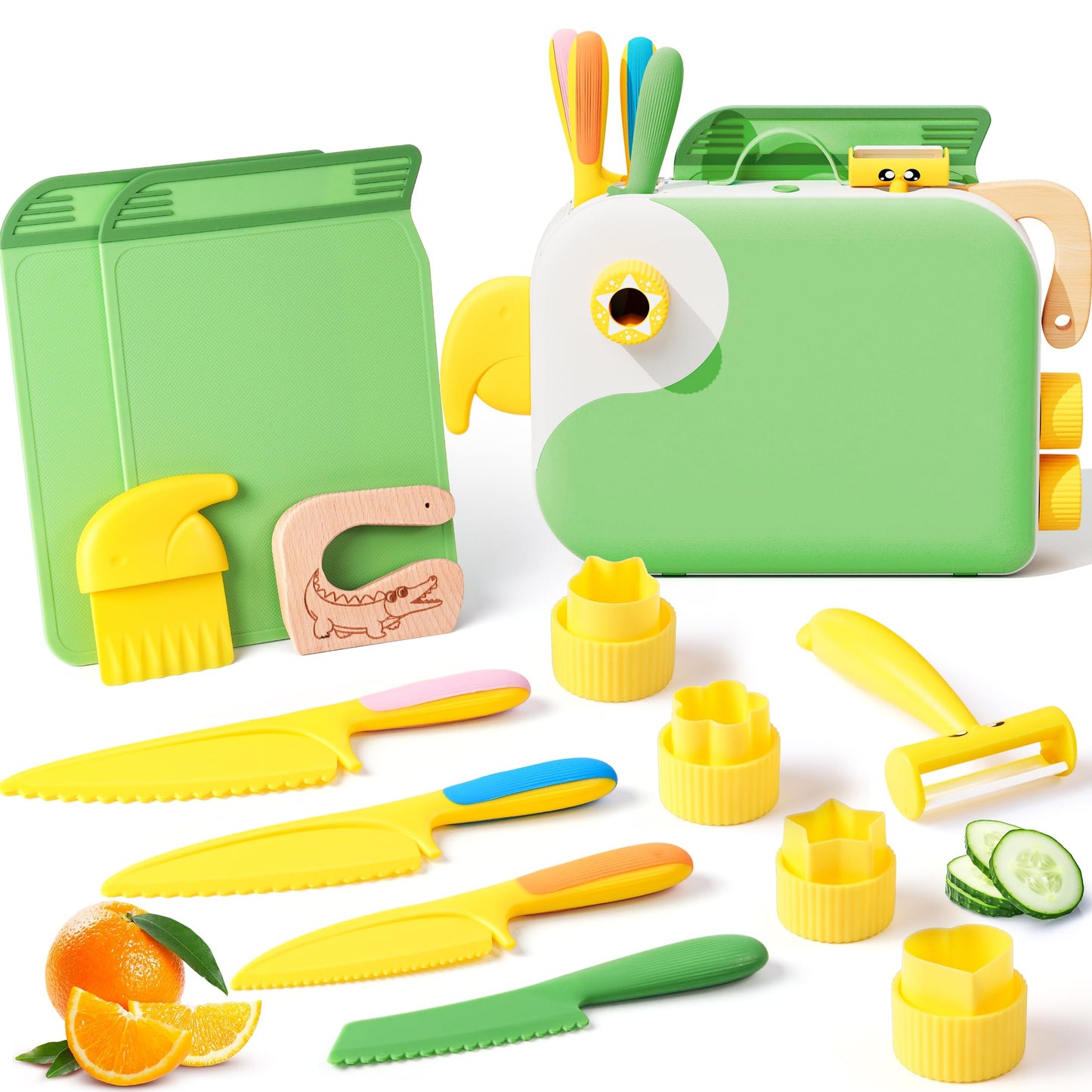 Juego de Cocina para Niños Pequeños con Caja de Almacenamiento