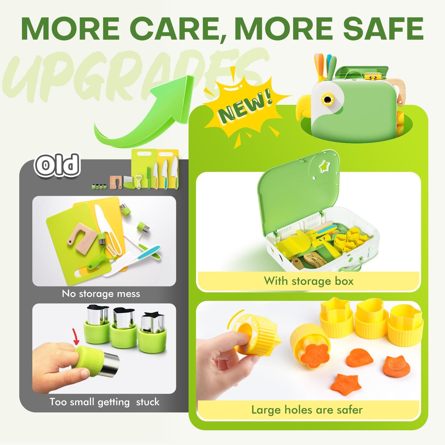 Juego de Cocina para Niños Pequeños con Caja de Almacenamiento