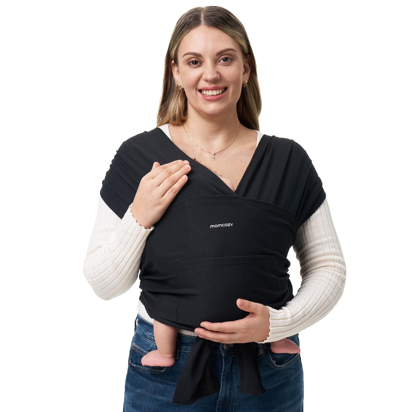 Momcozy Portabebés Envolvente, Eslinga Portabebés Fácil de Usar