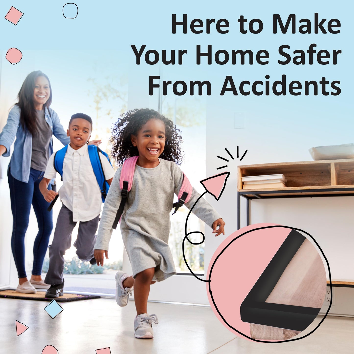 Bébé Earth Juego de protectores de bordes y esquinas