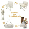 Q-MIULIKE - Silla elevadora portátil con bandeja plegable para bebés