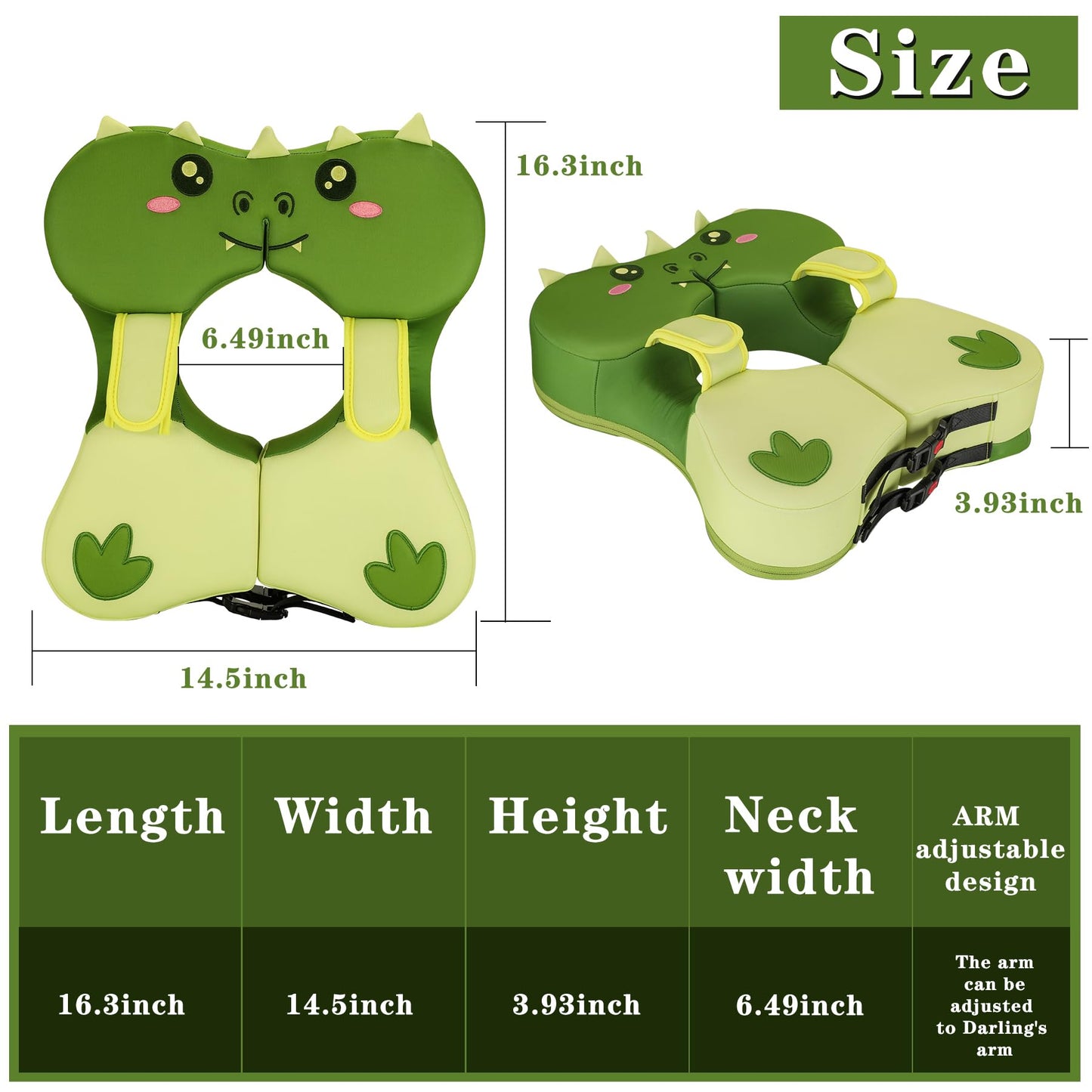 Flotador de natación no inflable para bebés, 4 meses a 4 años