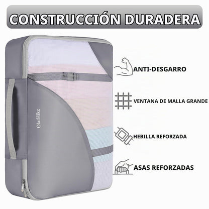 Juego de 8 cubos de embalaje para viajes