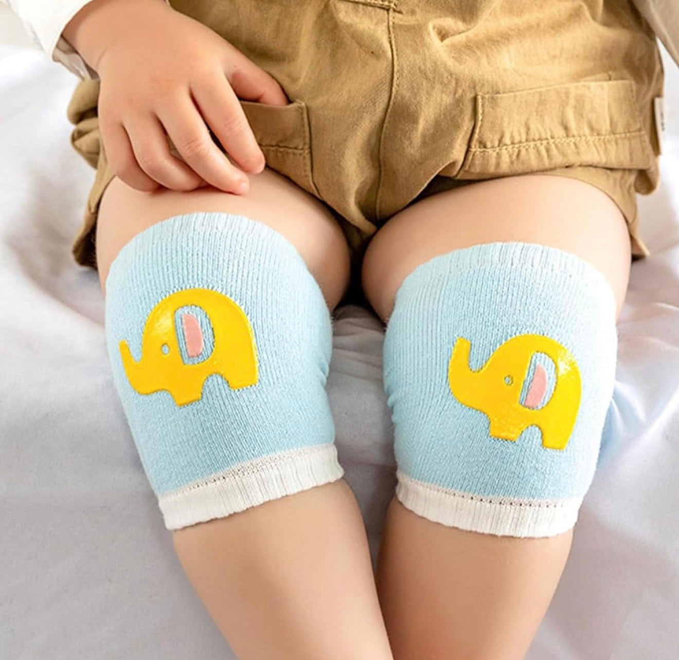 TAMHOO Rodilleras de bebé para gatear de 6 a 24 meses, 4 pares