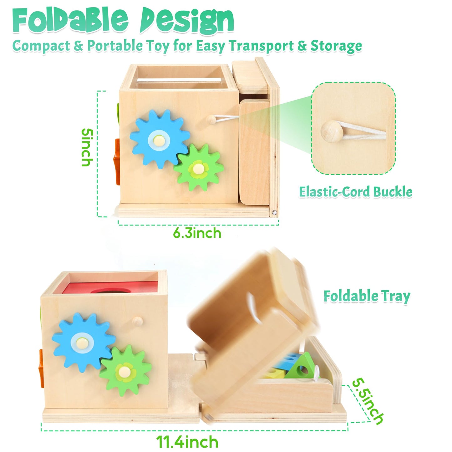 Kit de juego de madera 8 en 1