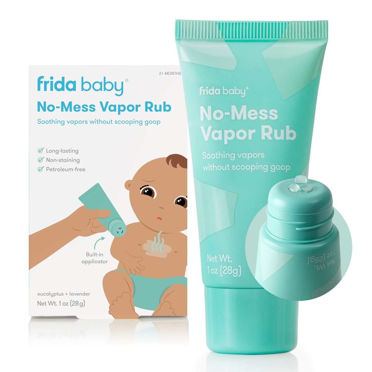 Frida Baby Ungüento de Vapor Sin Desorden, Ungüento de Vapor para Bebé