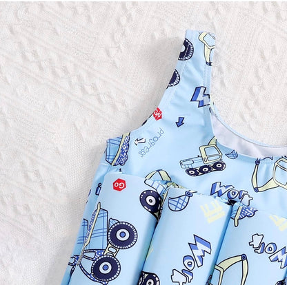 Traje de baño flotante para niños, 18-24 meses