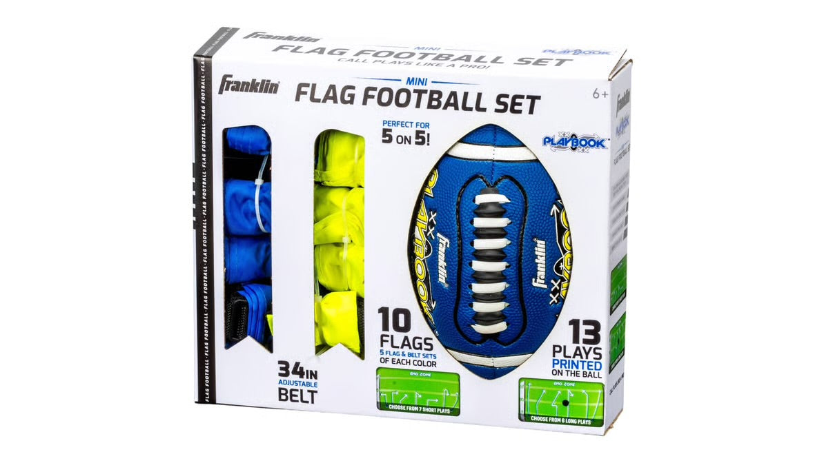 Set de flag football para 10 jugadores de Franklin Sports