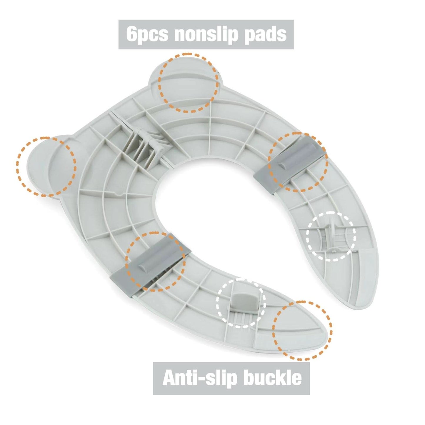 PandaEar Funda de asiento de inodoro | Asiento de inodoro plegable de viaje
