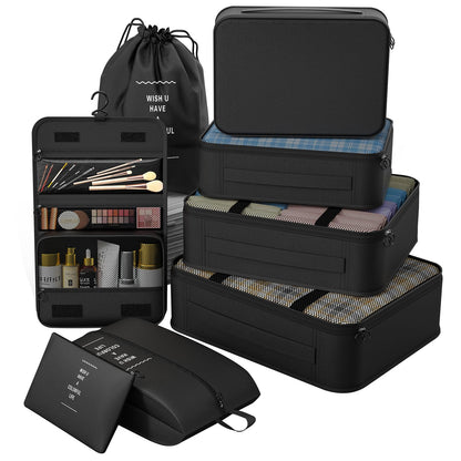 Juego de 8 cubos de embalaje para viajes