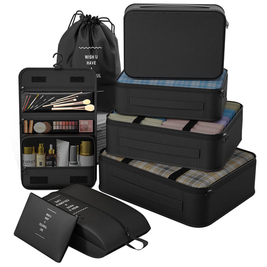 Juego de 8 cubos de embalaje para viajes