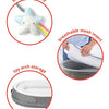 Skip Hop- Playful Retreat Baby Nest - Grey Melange