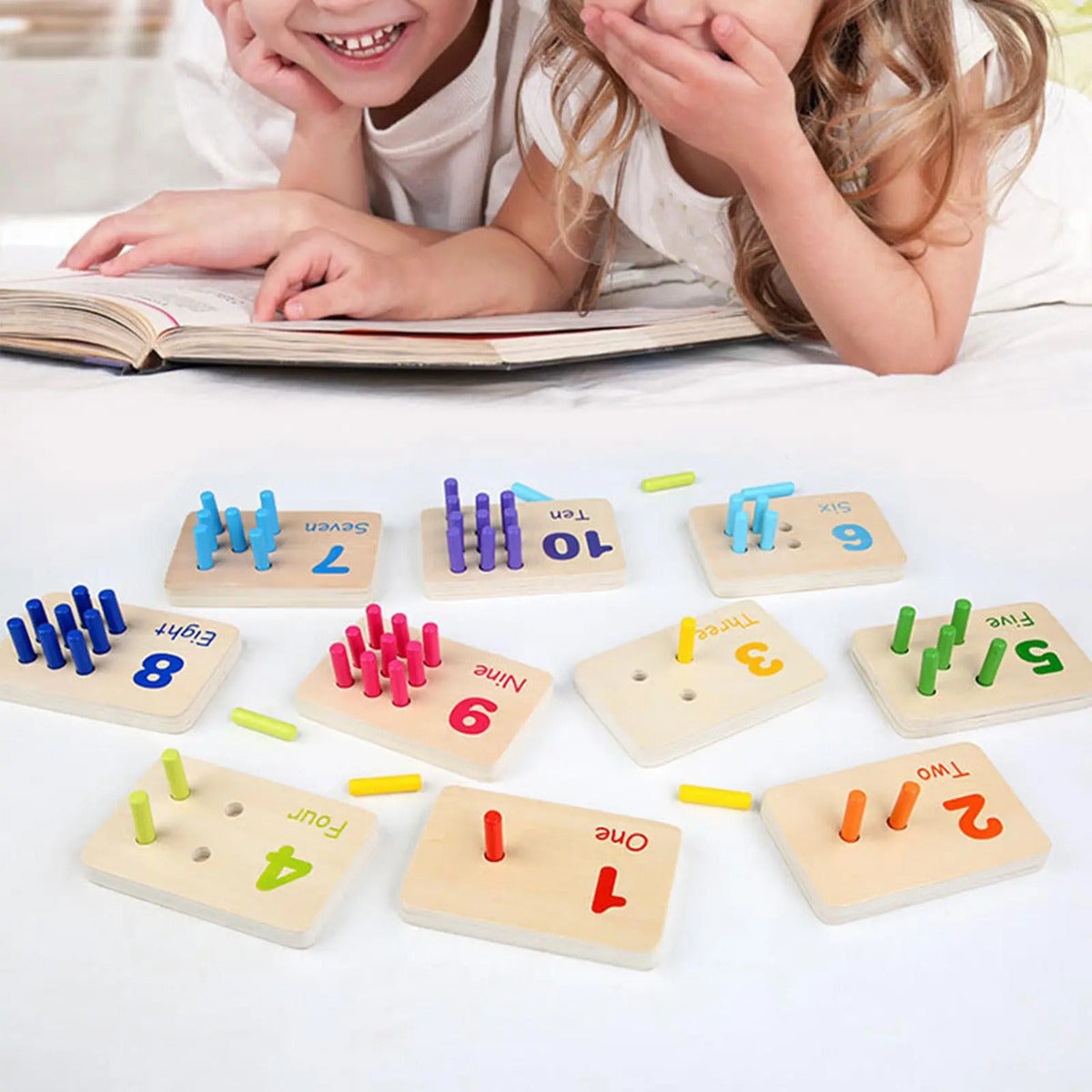Montessori Bloques de conteo de números