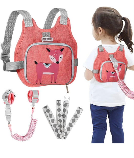 Accmor - Correa de arnés para niños pequeños + eslabón de muñeca antipérdida