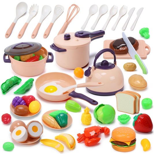 CUTE STONE - Juego de 51 piezas de accesorios de cocina en miniatura