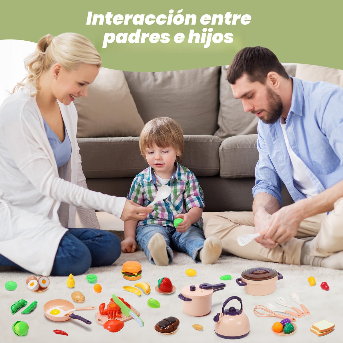 CUTE STONE - Juego de 51 piezas de accesorios de cocina en miniatura