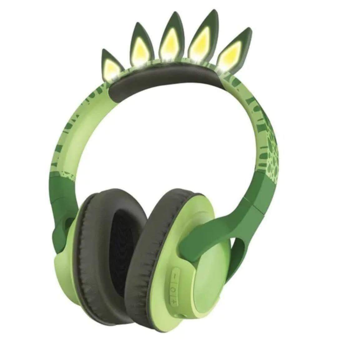 Audífonos de dinosaurio con Bluetooth